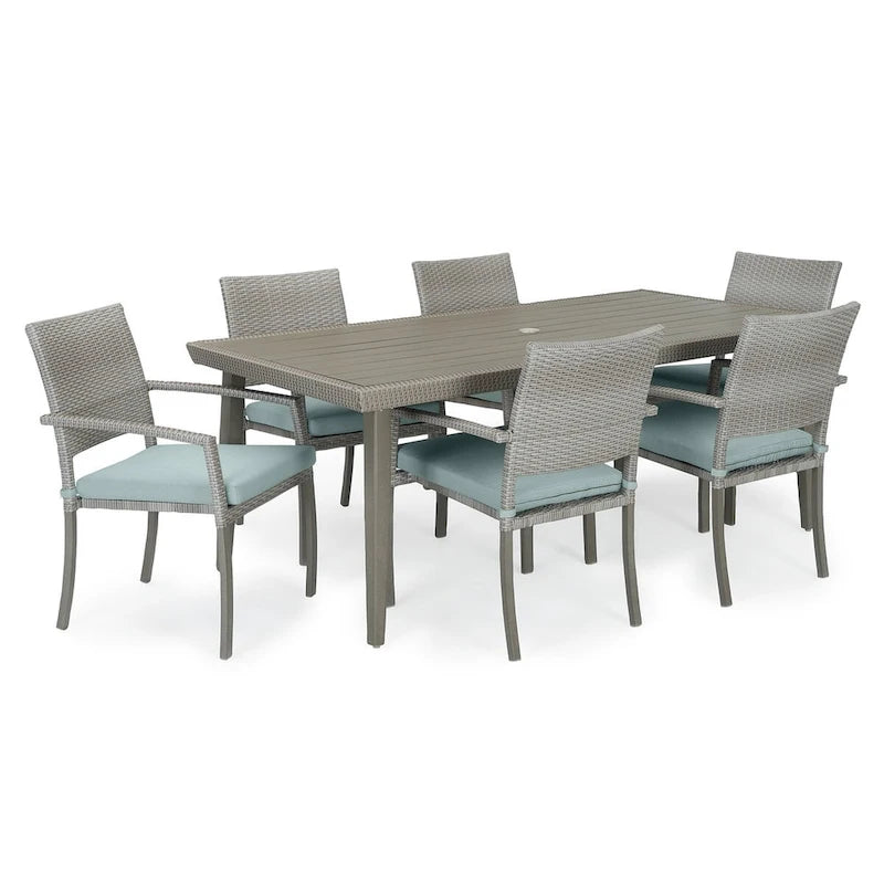 Portofino Casual 15 Piece Sunbrella Outdoor Patio Motion Estate Set