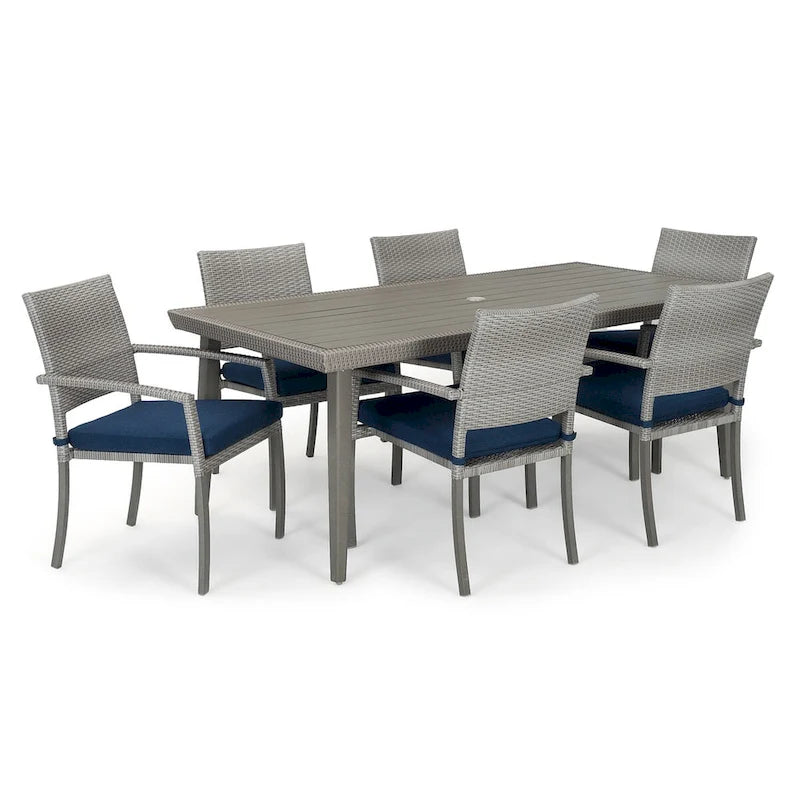 Portofino Casual 15 Piece Sunbrella Outdoor Patio Motion Estate Set