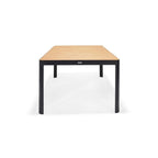 Amazonia Portalew 9pc FSC Teak and Aluminum Outdoor Patio Dining Set