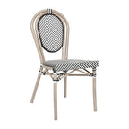 All-Weather Commercial Paris Chair with Metal Frame - N/A
