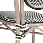 All-Weather Commercial Paris Chair with Metal Frame - N/A
