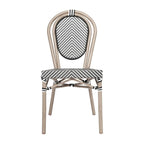 All-Weather Commercial Paris Chair with Metal Frame - N/A