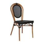 All-Weather Commercial Paris Chair with Metal Frame - N/A