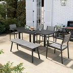 VredHom Outdoor Patio Aluminum Bench - N/A