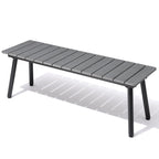 VredHom Outdoor Patio Aluminum Bench - N/A