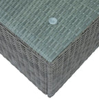 Maypex 3 PC Wicker Outdoor Corner Lounge Seating Set with Cushions