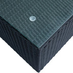 Maypex 3 PC Wicker Outdoor Corner Lounge Seating Set with Cushions