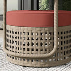 Corvus Donges 2-piece Patio Wicker Club Chairs with Sunbrella Cushions