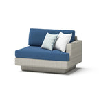 Portofino Comfort 5 Piece Sunbrella Outdoor Patio Sectional Fire Seating Set