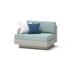 Portofino Comfort 5 Piece Sunbrella Outdoor Patio Sectional Fire Seating Set