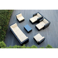 Ohana Black Wicker Outdoor 10-piece Conversation Set - No Assembly