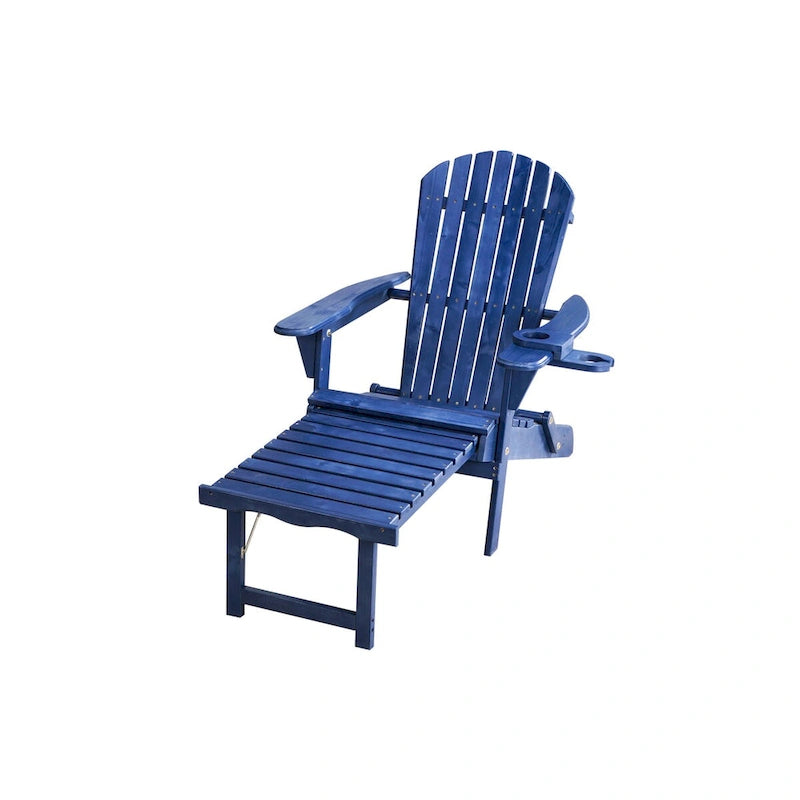 Adirondack Chaise Lounge Chair Foldable