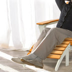 Aoodor Outdoor Adirondack Ottoman - Weather-Resistant HDPE Patio Footrest for Ultimate Relaxation