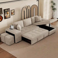 Modern L-Shape 3 Seat Reversible Sectional Sofa