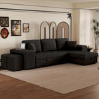 Modern L-Shape 3 Seat Reversible Sectional Sofa