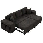 Modern L-Shape 3 Seat Reversible Sectional Sofa