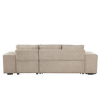 Modern L-Shape 3 Seat Reversible Sectional Sofa