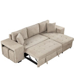 Modern L-Shape 3 Seat Reversible Sectional Sofa