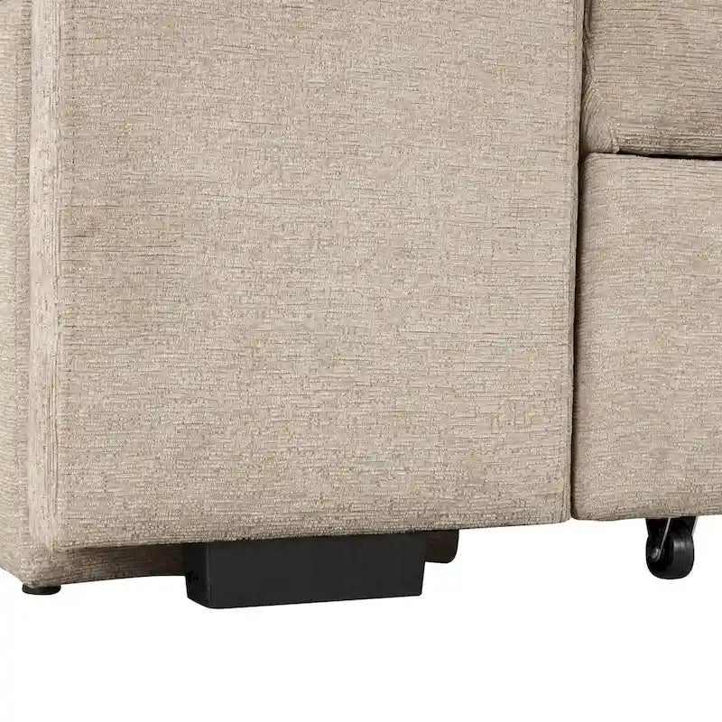 Modern L-Shape 3 Seat Reversible Sectional Sofa