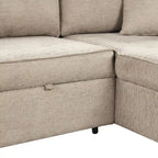 Modern L-Shape 3 Seat Reversible Sectional Sofa