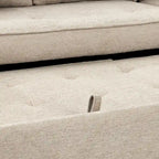 Modern L-Shape 3 Seat Reversible Sectional Sofa