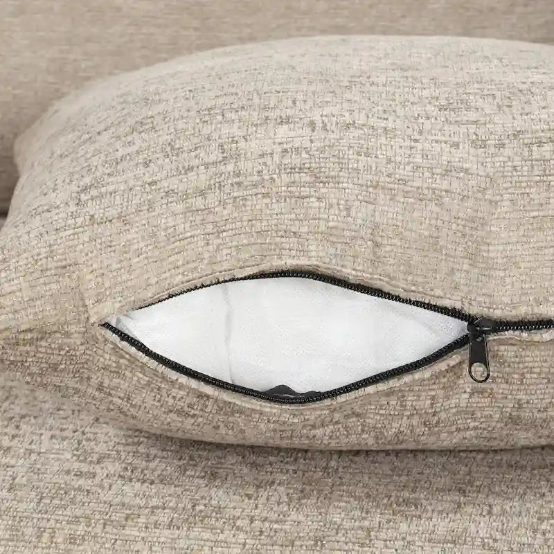 Modern L-Shape 3 Seat Reversible Sectional Sofa