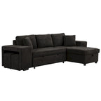 Modern L-Shape 3 Seat Reversible Sectional Sofa