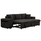 Modern L-Shape 3 Seat Reversible Sectional Sofa