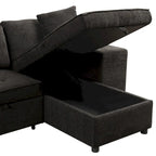 Modern L-Shape 3 Seat Reversible Sectional Sofa