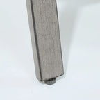 Outdoor Dining Bench Patio Loveseat Bench with Beige Cushion