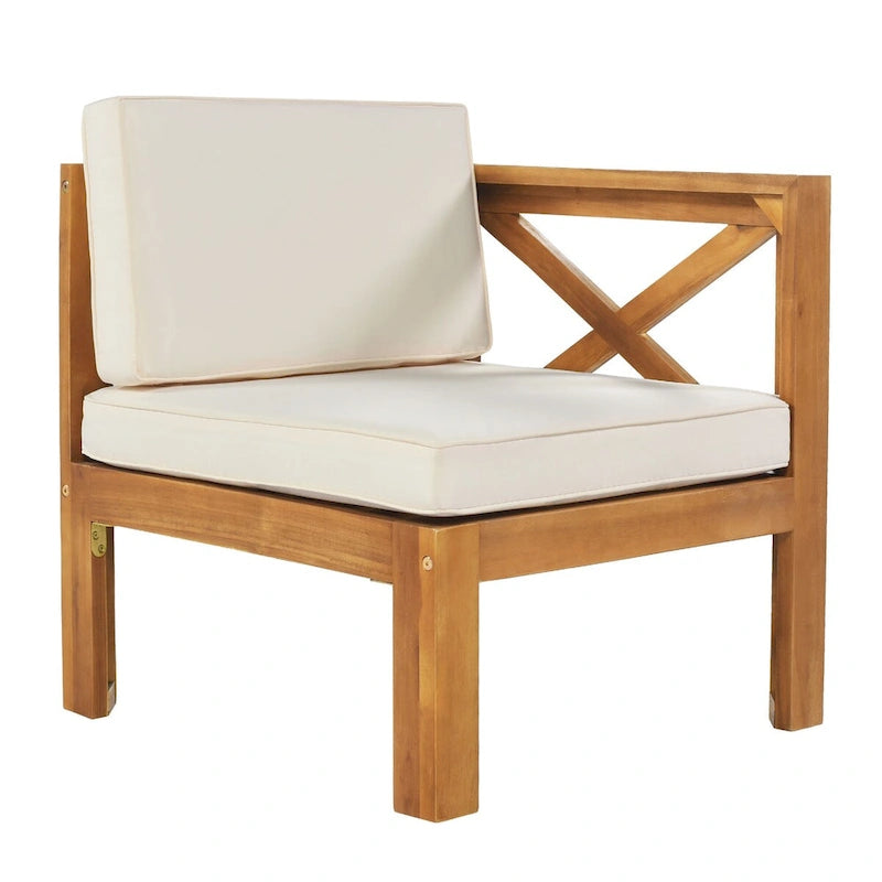 Nestfair Outdoor 5-Piece Sectional Sofa Set with Cushions