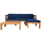 Nestfair Outdoor 5-Piece Sectional Sofa Set with Cushions