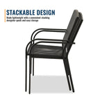 9 Pieces Outdoor Dining Set with Rectangular Dining Table