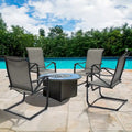 Outdoor Dining Armchair Patio Chair Picnic Chair(Set of 2)