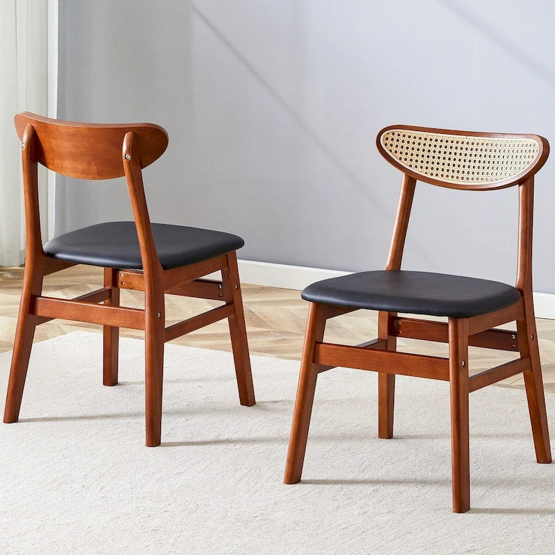 The stylish and durable solid wood dining chair
