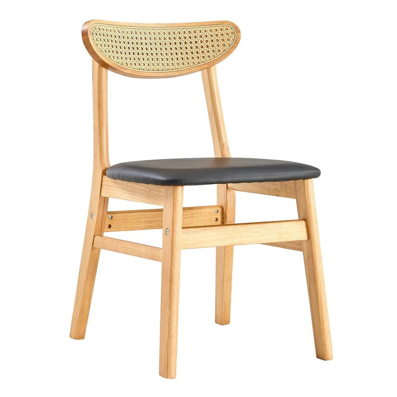 The stylish and durable solid wood dining chair