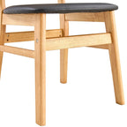 The stylish and durable solid wood dining chair