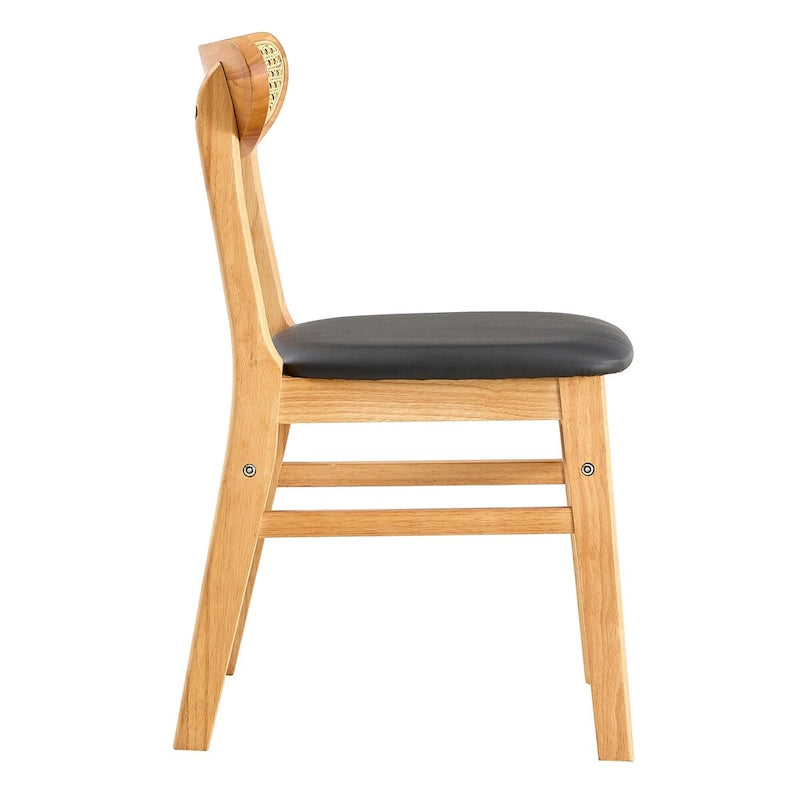 The stylish and durable solid wood dining chair