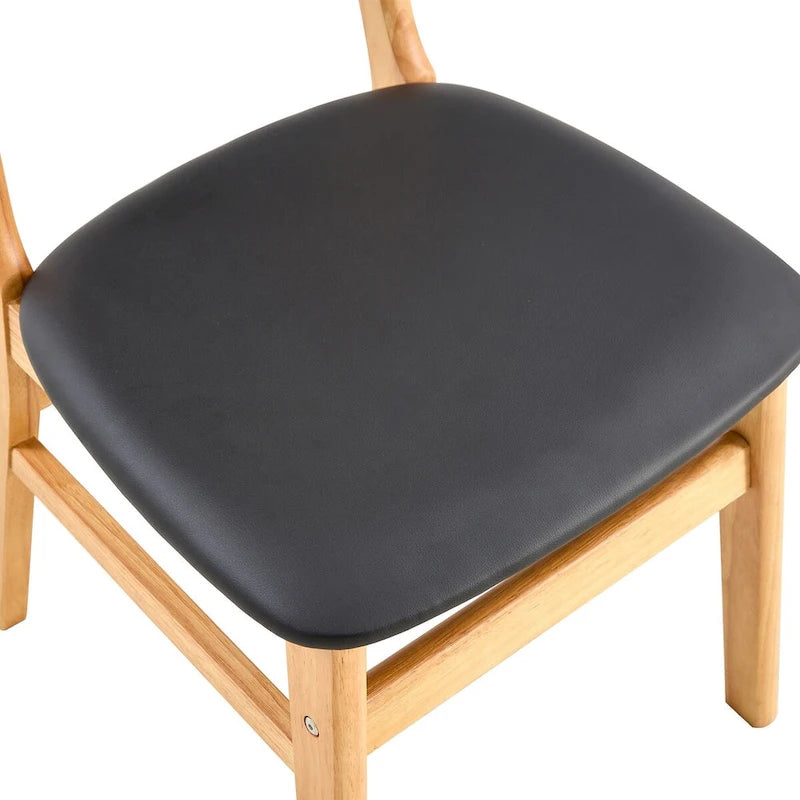 The stylish and durable solid wood dining chair