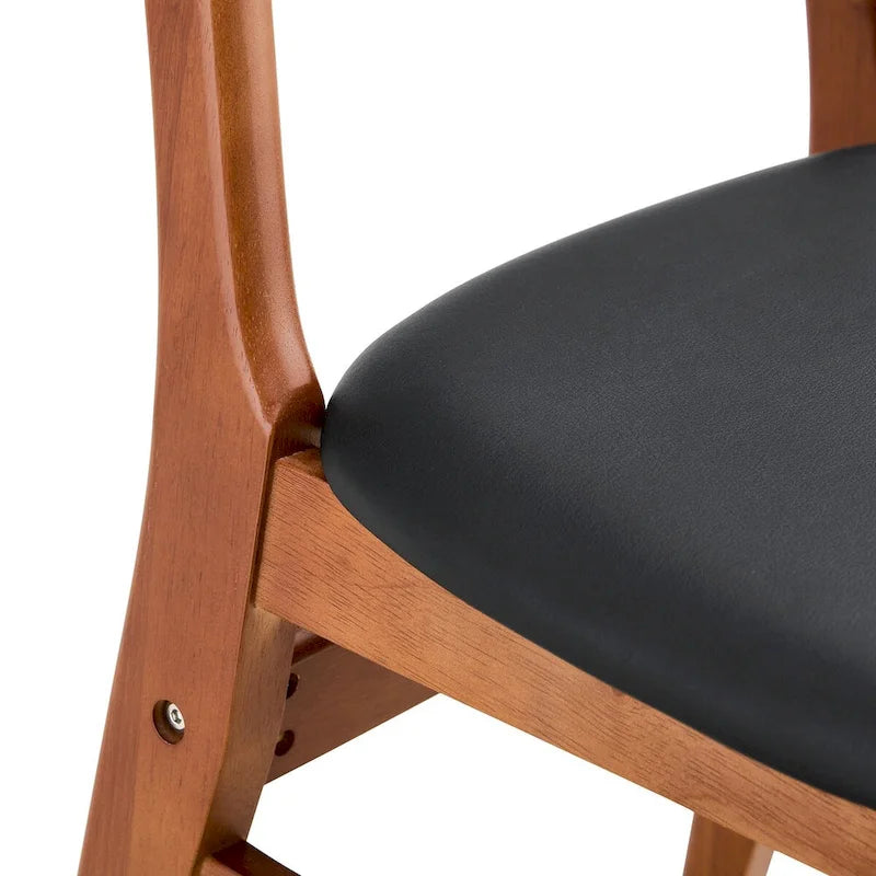 The stylish and durable solid wood dining chair