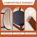 The stylish and durable solid wood dining chair