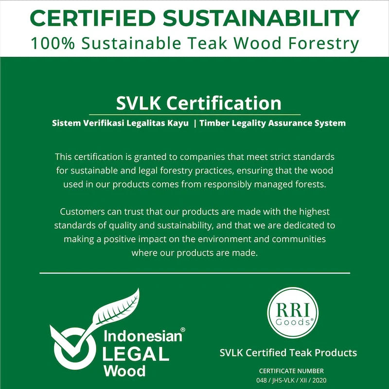 RRI Goods Teak Wood Side Table with Storage, Indoor and Outdoor Wooden End Table Deck, Porch, Balcony Backyard - 18W