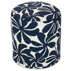 Majestic Home Goods Plantation Indoor / Outdoor Ottoman Pouf 16 L x 16 W x 17 H