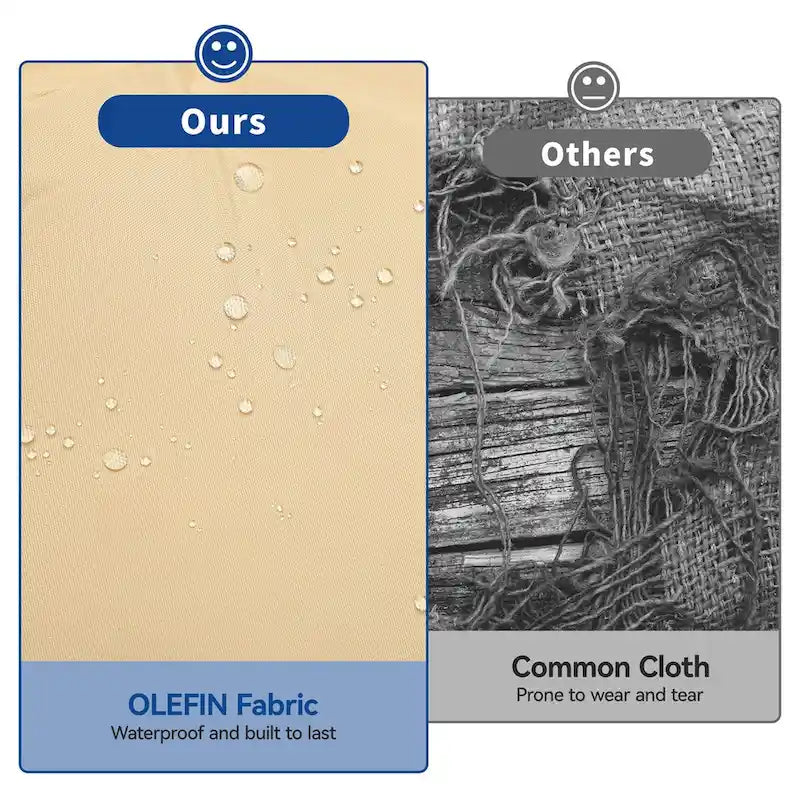 Double egg chair with end table