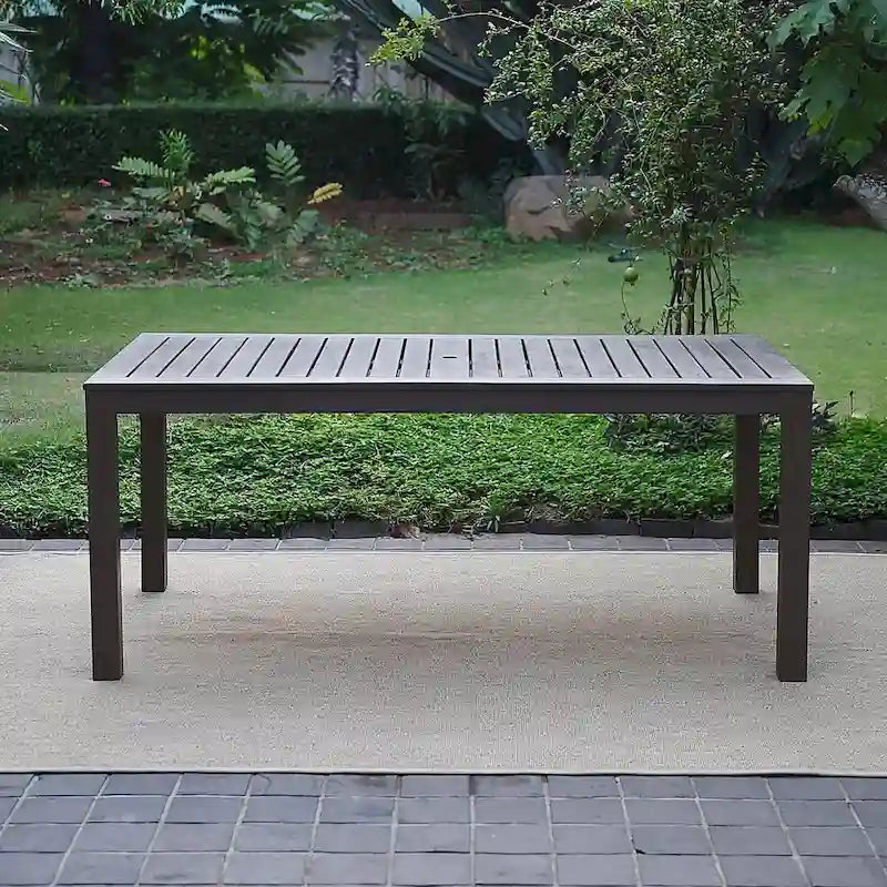 Cambridge Casual Arlington Rectangular Wood Outdoor Dining Table