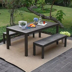 Cambridge Casual Arlington Rectangular Wood Outdoor Dining Table