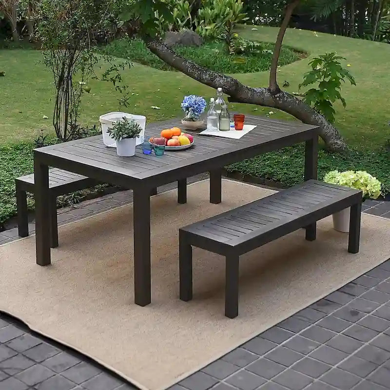 Cambridge Casual Arlington Rectangular Wood Outdoor Dining Table