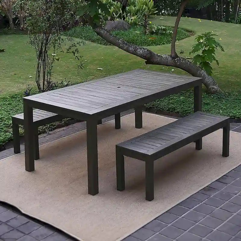 Cambridge Casual Arlington Rectangular Wood Outdoor Dining Table