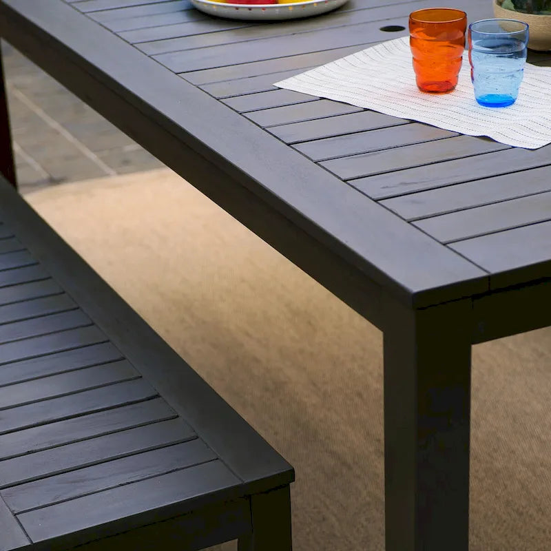 Cambridge Casual Arlington Rectangular Wood Outdoor Dining Table