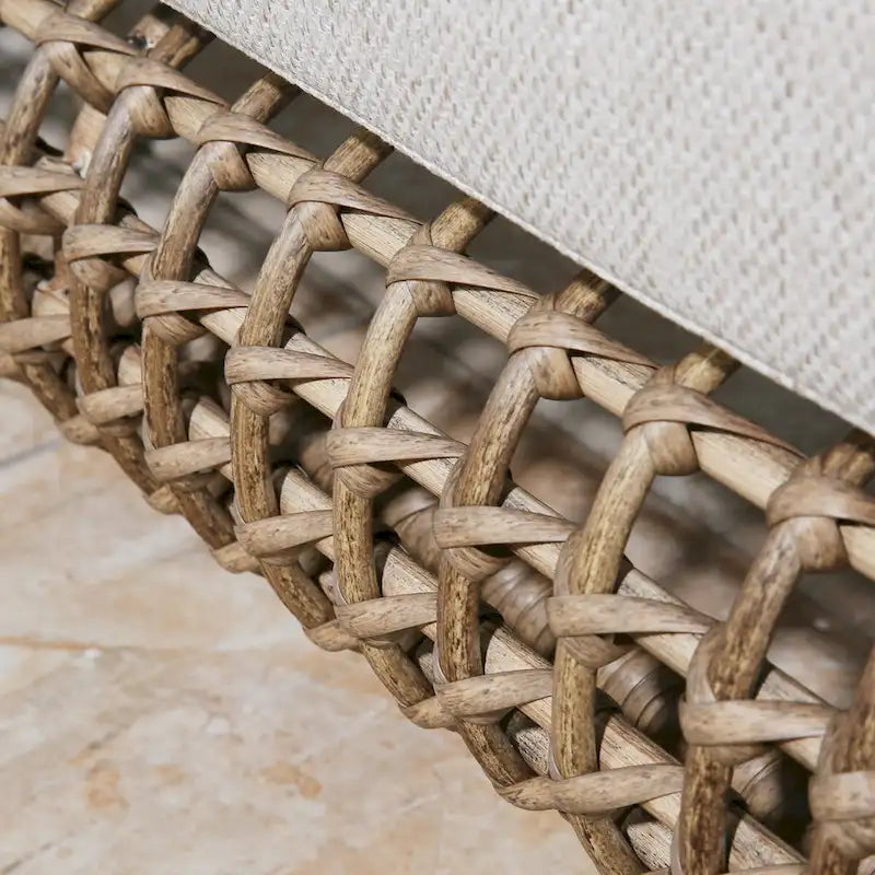 5-Piece Outdoor Aluminum Set - Sectional Conversation Sofa Collection